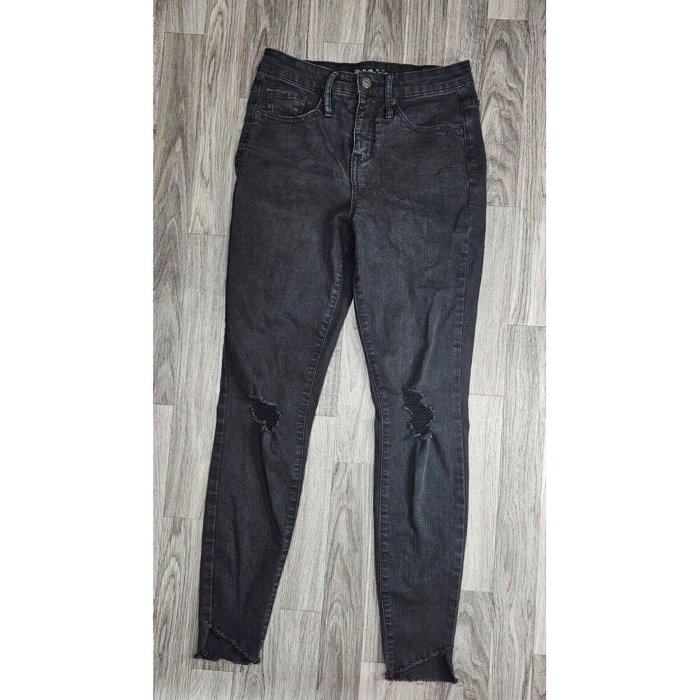 Wild Fable‎ Womens Size 2 Pockets Distressed Black Denim Jeans